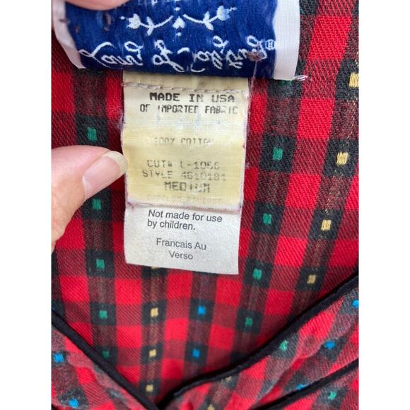 Vintage Lanz Salzburg Eileen West Flannel Nightgown Sz M Buffalo Prairie Cottage - Picture 5 of 13